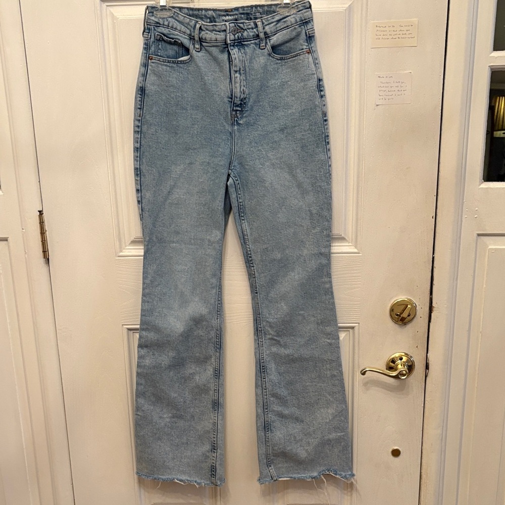 Old Navy Light Blue Flare Jeans